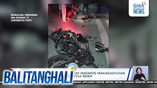 Lalaking 21anyos patay matapos makasalpukan ang isa pang motorcycle rider  Balitanghali [upl. by Funda]