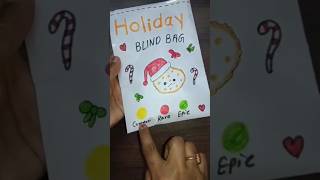 Holiday Blind Bag Squishy art holidayblindbagsquishy diy paperdiy christmas shorts 종이스퀴시 [upl. by Aramahs29]