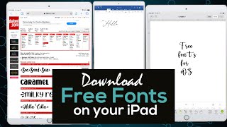 How to put font on iPad [upl. by Emily742]