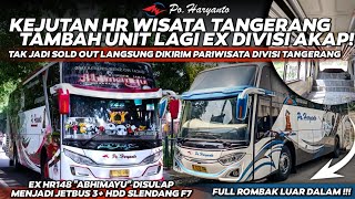 Diam² Rilis Lagi PoHaryanto Wisata Tangerang Tambah 1 Unit Lagi Ex Div AKAP HR148 quotAbhimanyuquot [upl. by Spindell]