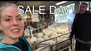 TIME TO SELL SALE DAY  STORE LAMBS AT AUCTION [upl. by Harmony571]