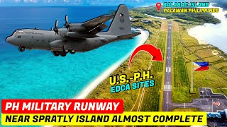 Military Runway of US and PH EDCA Site Near Spratly Island Almost Complete [upl. by Sparrow]