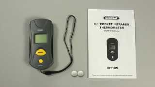 IRT105  61 Pocket Infrared Thermometer [upl. by Ereveneug282]