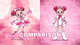 Motto Ojamajo Doremi  Transformations Comparison [upl. by Leilamag]