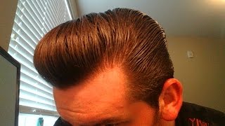 How to Style a Full Pompadour with Thick Wavy Hair Murrays Pomade [upl. by Joon]