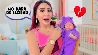 24 HORAS SIENDO MAMÁ SOLTERA DE MI SOBRINA NASYA 😨🍼👶🏻  Karen Bustillos [upl. by Thalia]