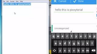 How To Copy And Paste From Android To PC And The Vice Versa [upl. by Cynthie]