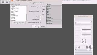 Scribus  Kalender erstellen [upl. by Anu]