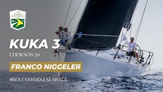 Rolex Middle Sea Race 2024  COOKSON 50 Kuka 3  Franco Niggeler [upl. by Ewan]