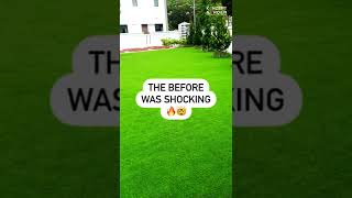 The Before and After Landscape Design with Artificial Grass Malaysia [upl. by Senhauser553]