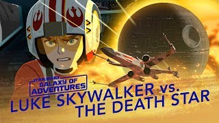 Luke vs the Death Star – Xwing Assault  Star Wars Galaxy of Adventures [upl. by Erv802]