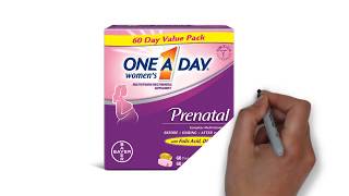 One a day Womens Prenatal Vitamins [upl. by Atilrac332]