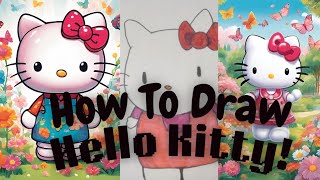 How to Draw Hello kitty [upl. by Anitsrik]