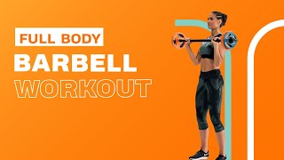 Full body barbell workout in 16 minuten  BasicFit [upl. by Ijnek957]