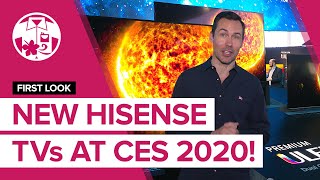 New Hisense TVs unveiled at CES 2020 [upl. by Dyana]