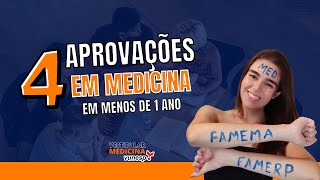 4 Aprovações em medicina em menos de 1 ano [upl. by Hanahsuar]