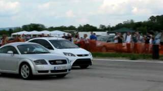 audi tt vs ford focus st [upl. by Atinat]