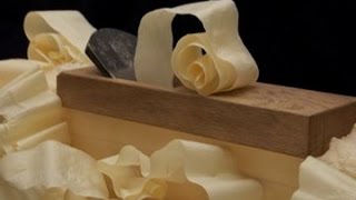 Woodworking Japanese Hand Plane Unbelievable Shavings [upl. by Delacourt]