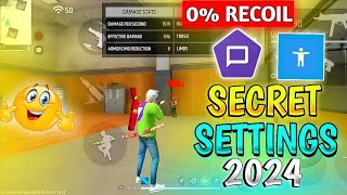 2024 NEW SECRET SETTINGS ⚙️ FREE FIRE  HUD  SENSI  DPI  FREE FIRE HIGHLIGHTS [upl. by Akili]