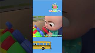 Hop On Wheels on the Bus Fun 🚌🎶 Cocomelon NurseryShorts popularsong [upl. by Errehs]