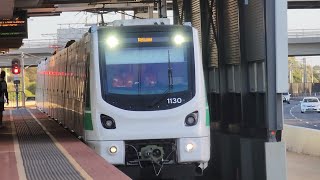 Transperth Metronet Train Alstom XTrapolis Set 130 Arriving at Cockburn Central Stn [upl. by Saundra565]