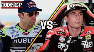 Le CLASH entre Johann Zarco et AEspargaro MotoGP [upl. by Llenaej735]