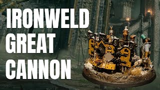 Painting Ironweld Great Cannon  Greywater Fastness  Age of Sigmar [upl. by Hakkeber]