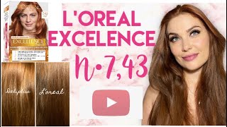 REVIEW L’oreal Excellence 743  ojo al resultado 🤔🤔🤔 [upl. by Sarat]