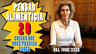 Pensão alimentícia 20 coisas que você precisa saber Parte 2 [upl. by Gavriella]