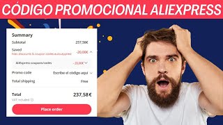 Codigo Promocional AliExpress  Nueva Aliexpress Códigos Promocional y Código Descuento 2024 [upl. by Joash993]