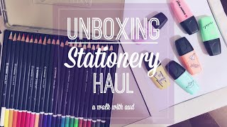 Unboxing  Stabilo Schwan Art Colored Pencil amp Boss Mini Pastel Love  A Walk With Aud [upl. by Keily225]