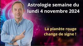 Horoscope semaine du lundi 4 novembre 2024 [upl. by Leonteen]