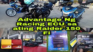 Advantage Ng Racing ECU sa ating Raider 150 Fi [upl. by Chrotoem]