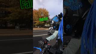 Crackhead energy 🙌 shorts bike motorcycle motovlog viralvideo crash fall IG blueeyeddasha [upl. by Osana]