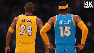 2009 WCF LAKERS vs NUGGETS  Kobe and Melo put on a show  PS5 4K60 Realistic Graphics [upl. by Hirst]