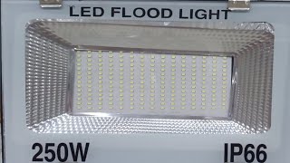 Gesto 200 Watts IP66 LED Outdoor Flood Light Cool Day White 👌 Unboxing [upl. by Adnohsirk]