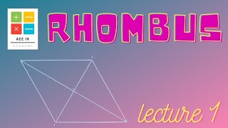 What is a Rhombus [upl. by Harriett]