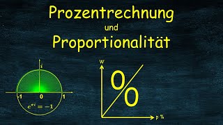 Zusammenhang von Prozentrechnung und Proportionalität [upl. by Papst]