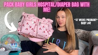 What’s in my newborns hospitaldiaper bag  pack with me [upl. by Nylhsa]