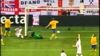 Goal of Caulker  Sweden vs England 1  2 14112012 [upl. by Assiled578]