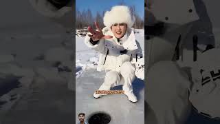 Machli pakadne wali fishing icefishing alie топ fish viralvideo viralshort shortsfeed facts [upl. by Suoinuj598]