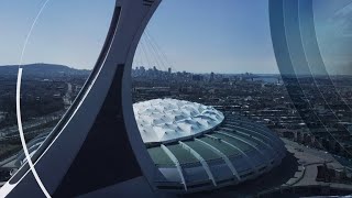 Réfection du Stade olympique  entrevue avec France Vanlaethem [upl. by Aerdua]