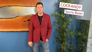 Coofandy Sports Blazer wear with jeans or dress pants coofandy blazer mensclothing [upl. by Jase]