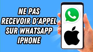 Comment ne pas recevoir dappel sur Whatsapp iPhone GUIDE COMPLET [upl. by Dulla532]