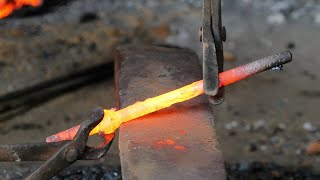 Make a sickle to cut grain and wheat  How to make kachiya  Blacksmith [upl. by Areic903]