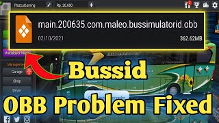 How To Set Up Obb File In Bus Simulator Indonesia Mod Bussid Obb Problem Fixed [upl. by Akerue]