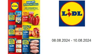 Gazetka Lidl PL  08082024  10082024  Od czwartku [upl. by Nahsor]