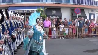 Javea Xabia Moors and Christians Festival Grand Parade 2015 [upl. by Rashidi]