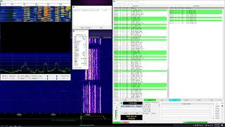 FT8 Decode 707400KHz via WebSDR Radio Stream [upl. by Riley]