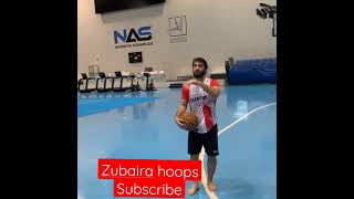 Zubaira shoots some hoops before Dagestan Basketball javiermendezakapodcast shorts [upl. by Cira]